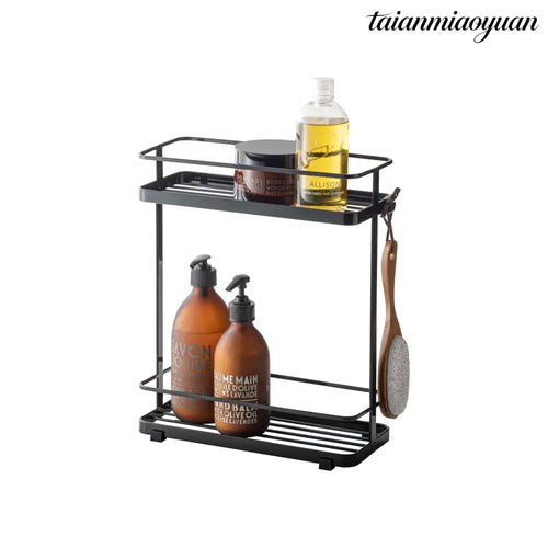 2-Tiered Dispenser Rack - Black - Rack
