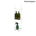3-Tiered Dispenser Rack - White - Rack