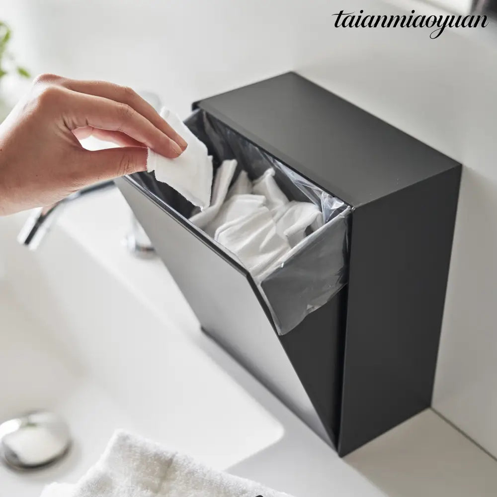 Film Hook Self-Adhesive Storage Box - Trash Can