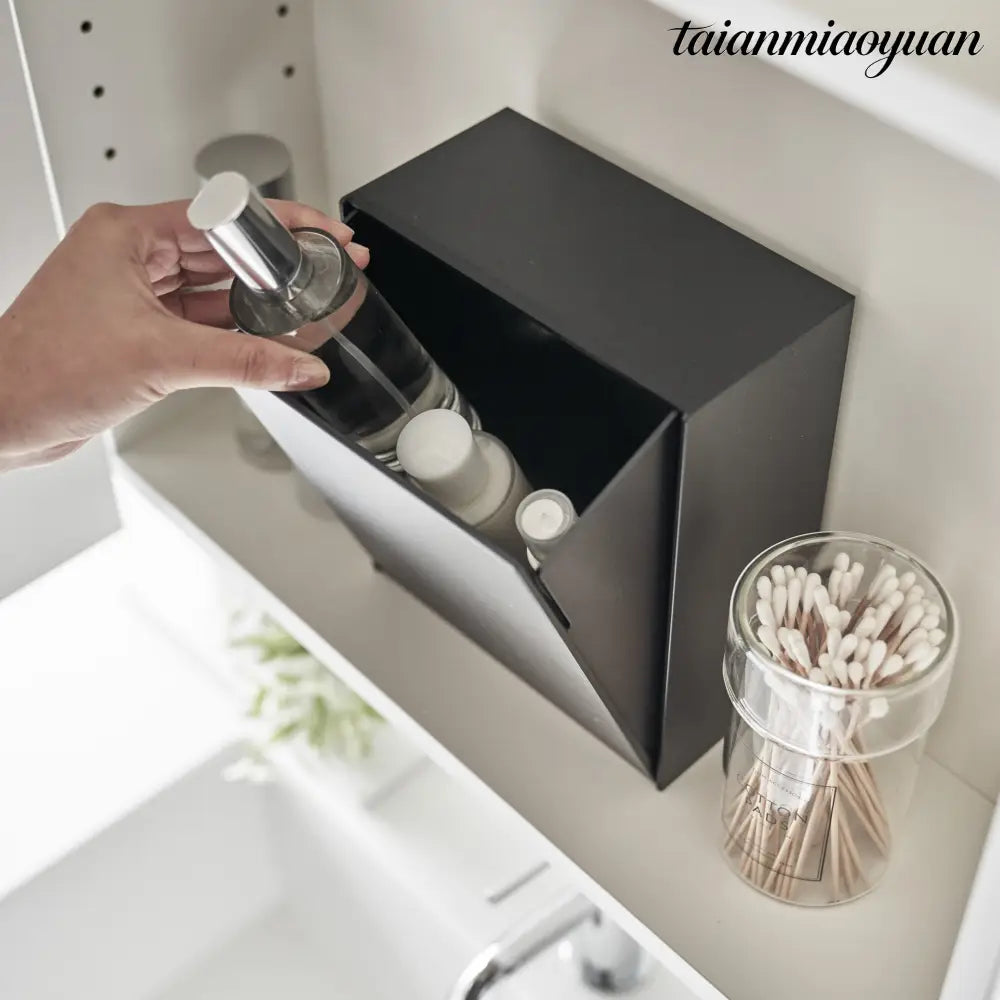 Film Hook Self-Adhesive Storage Box - Trash Can