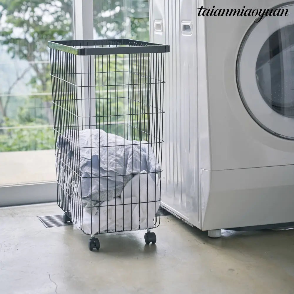 Laundry Basket with Casters - Basket