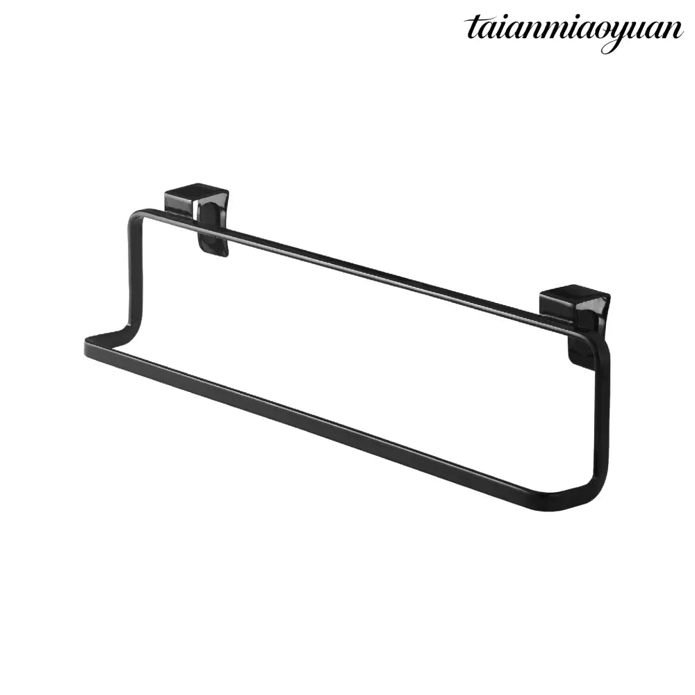 Wide Towel Hanger - Black - Towel Hanger